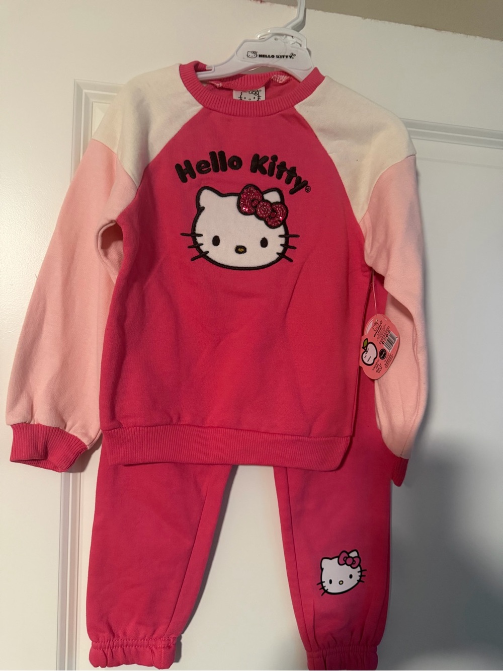 Sanrio Hello Kitty Pink & White Kids Matching Set